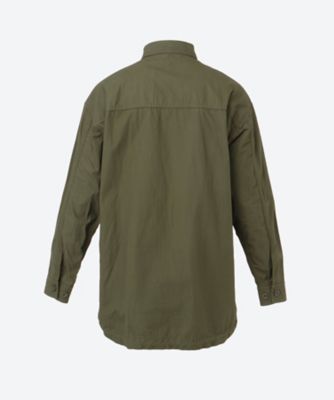 COMME des GARCONS カーキシャツ 綿ウェザー製品洗 シャツ HPーB024ー051 | COMME des GARCONS