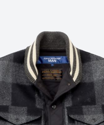 送料無料】ジャケット マッキーノウール×エステルタフタキルティング