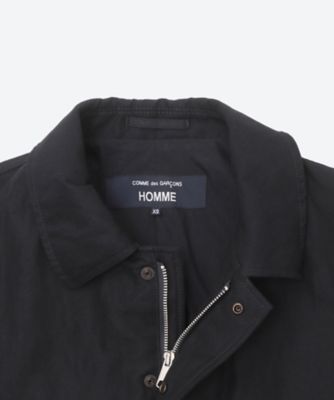 綿麻強撚サージ コート HQーC001ー051 | COMME des GARCONS
