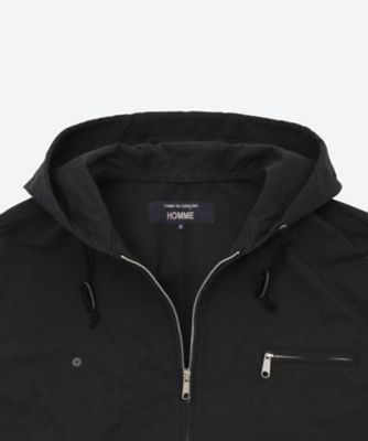 ナイロンオックス製品染 ジャケット HQーJ003ー051 | COMME