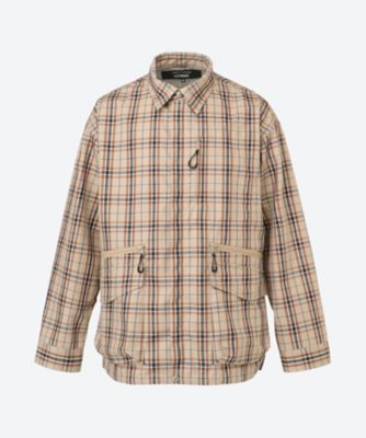 綿エステルチェック3層 ブルゾン HQーJ011ー051 | COMME des