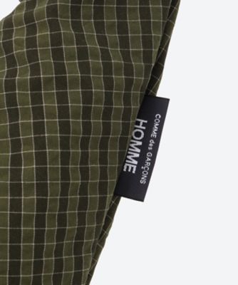 エステルグリッドチェック柄 バッグ HQーK202ー051 | COMME