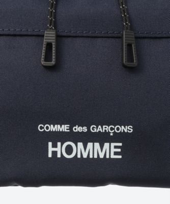 COMME des GARÇONS HOMME ウエストバッグ ポーチ ネイビー COMME des GARCONS HOMME LOGO WAIST BAG（ボディバッグ/ウエスト