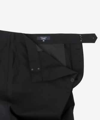 綿先染強撚サージ パンツ HQーP001ー051 | COMME des GARCONS