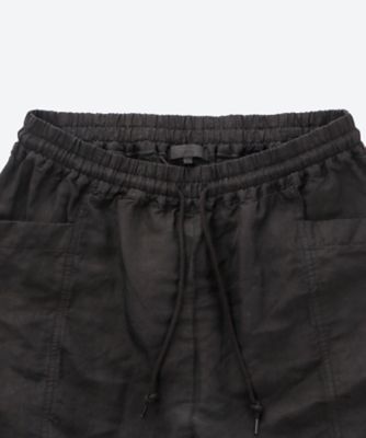 エステルリネンギャバ 製品染 パンツ HQーP030ー051 | COMME