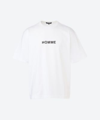 COMME des GARCONS HOMME (Men)/コム デ ギャルソン オム 綿度詰天竺　製品プリント　Ｔシャツ　ＨＱーＴ１０３ー０５１