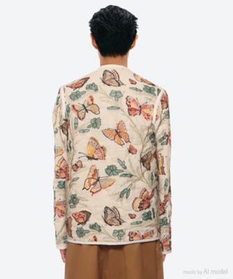 ジャケット 麻レーヨン蝶柄 WQ－J026－051 | JUNYA WATANABE