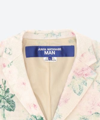 JUNYAWATANABE COMME des GARCONS 花柄 ジャケット ジャケット レーヨンリネン花柄 WQーJ040ー051 | JUNYA