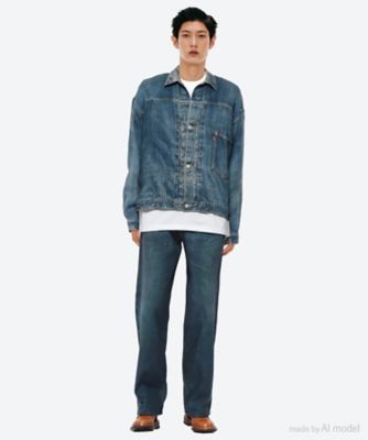ジャケット 麻オックス 転写プリント Levi's W－NAME
