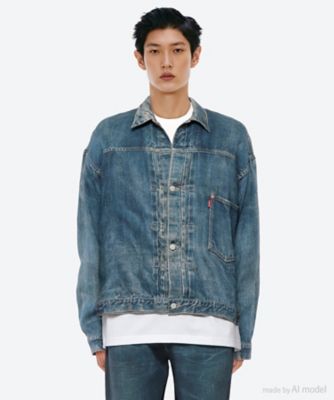 ジャケット 麻オックス 転写プリント Levi's W－NAME