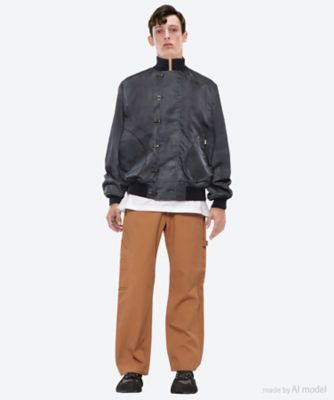 Lサイズ！JUNYA WATANABE MAN グラフィックプリントジャケット ジャケット 綿ナイロンツイル 転写プリント NewManual W