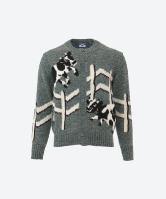 JUNYA WATANABE MAN (Men)/ジュンヤ ワタナベ マン ニット　ウールエステル天竺インターシャジャガード　ＷＱーＮ０１２ー０５１