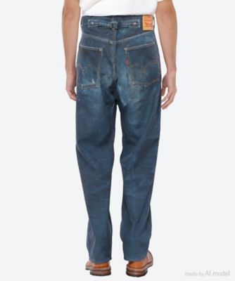 パンツ 綿麻オックス 転写プリント Levi's W－NAME
