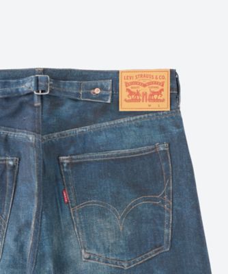 パンツ 綿麻オックス 転写プリント Levi's W－NAME