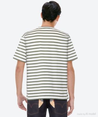 綿天竺ボーダー Tシャツ WQーT015ー051 | JUNYA WATANABE