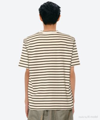 綿天竺ボーダー Tシャツ WQーT018ー051 | JUNYA WATANABE