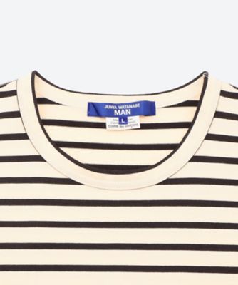 綿天竺ボーダー Tシャツ WQーT018ー051 | JUNYA WATANABE