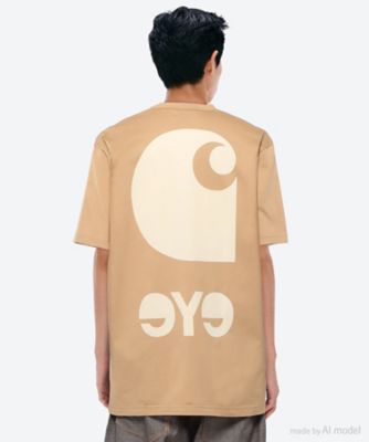Tシャツ 綿度詰天竺 製品プリント Carhartt W－NAME
