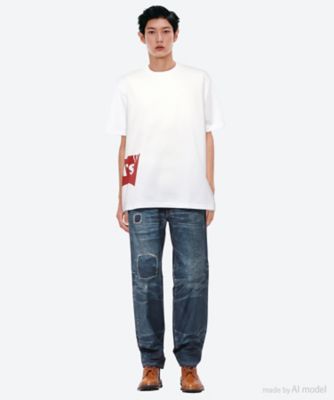 Tシャツ 綿度詰天竺 製品プリント Levi's W－NAME WQー