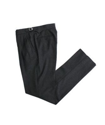 新品未使用RING JACKET ワンプリーツスラックス チャコールグレー46 000000003495_Tn4WBlR.jpg