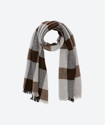 チェック カシミヤマフラー | ARIANNA (Men)/アリアンナ | 三越伊勢丹