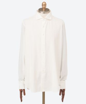 【SALE】Maria Santangelo (Men)/マリア サンタンジェロ シャツ コーデュロイ MS24F/A/LOUVRE ホワイト トップス【三越伊勢丹/公式】