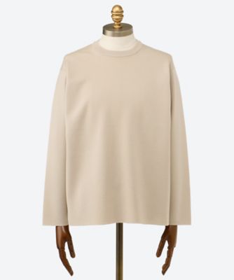 BATONER/バトナー セ―ター HIGH GAUGE SMOOTH WOOL CREW NECK 52/BN25FM019 IVORY トップス【三越伊勢丹/公式】