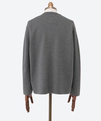 32G SUEDE CASHMERE CREW NECK BN