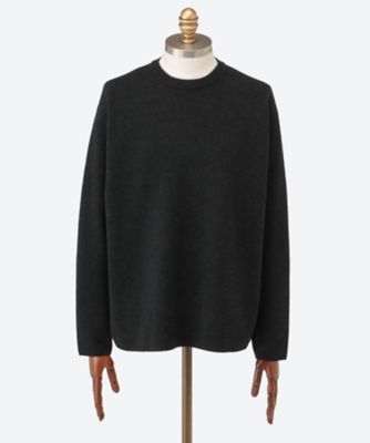 32G SUEDE CASHMERE CREW NECK BN