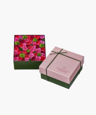 Nicolai Bergmann Flowers & Design/ニコライ バーグマン フラワーズ ＆ デザイン 【４】母の日限定フレッシュフラワーボックスＭ　チェリッシュユー　５月８日（木）～５月１１日（日）お届け