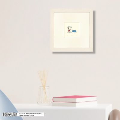 絵画　Ｓｎｏｏｐｙエッチング額付き（白木額）　／　ＳＭ１０９６－Ｆ
