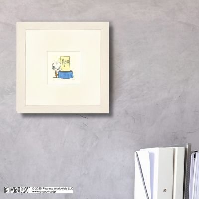 絵画　Ｓｎｏｏｐｙエッチング額付き（白木額）　／　ＳＭ１０９６－Ｂ