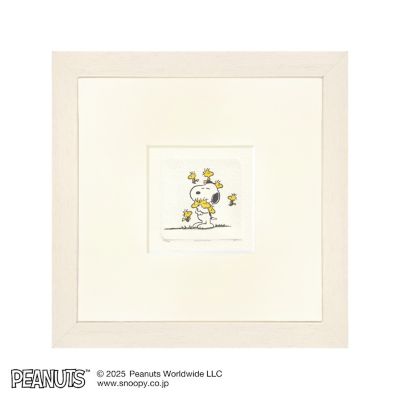edom (Men)/エドム 絵画　Ｓｎｏｏｐｙエッチング額付き（白木額）　／　ＳＭ１０９０－Ａ