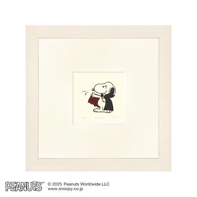 edom (Men)/エドム 絵画 Snoopyエッチング額付き(白木額) / SM1093-L