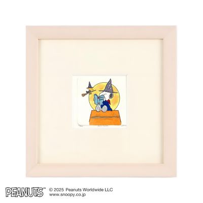 edom (Men)/エドム 絵画 Snoopyエッチング額付き(白木額) / SM1093-I