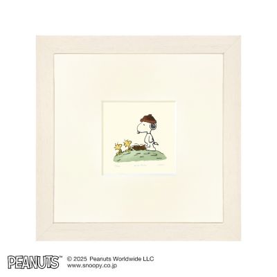 ＜edom (Men)＞絵画　Ｓｎｏｏｐｙエッチング額付き（白木額）　／　ＳＭ１０９６－Ｇ