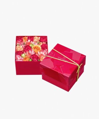 Nicolai Bergmann Flowers & Design/ニコライ バーグマン フラワーズ ＆ デザイン 【１】母の日限定フレッシュフラワーボックスＳ　カラフル　アプリシエーション　５月８日（金）～５月１０日（日）お届け