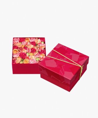 Nicolai Bergmann Flowers & Design/ニコライ バーグマン フラワーズ ＆ デザイン 【４】母の日限定フレッシュフラワーボックスＭ　カラフル　アプリシエーション　５月８日（金）～５月１０日（日）お届け