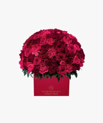 Nicolai Bergmann Flowers & Design/ニコライ バーグマン フラワーズ ＆ デザイン 【１３】母の日限定フレッシュフラワーキューブアレンジメントМ　ディライトフル　メモリーズ　５月８日（金）～５月１０日（日）お届け