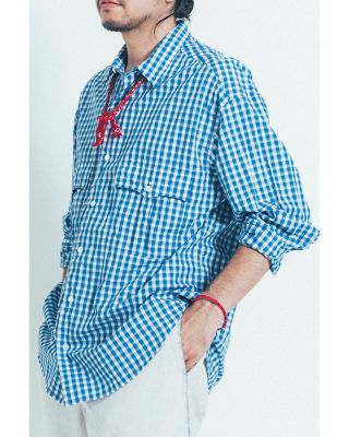 ＲＯＬＬ ＵＰ ＧＩＮＧＨＡＭ ＣＨＥＣＫ ＳＨＩＲＴ | ファッション 