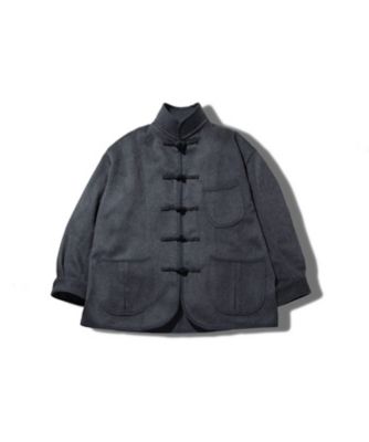 【伊勢丹新宿店限定】ＣＡＳＨＭＥＲＥ　ＣＨＩＮＥＳＥ　ＣＯＡＴ　ＣＨＡＲＣＯＡＬ　ＧＲＡＹ