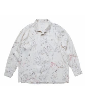 ＜三越伊勢丹/公式＞ Porter Classic/ポータークラシック SKETCH BOOK SHIRT OFF-WHITE トップス【三越伊勢丹/公式】