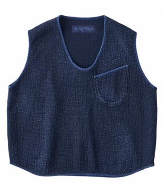 ＜Porter Classic＞ＮＥＷ　ＳＡＳＨＩＫＯ　ＰＵＬＬＯＶＥＲ　ＶＥＳＴ　ＢＬＵＥ