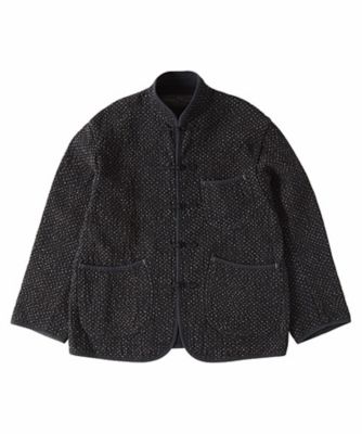 NEW SASHIKO CHINESE JACKET BLACK PC 