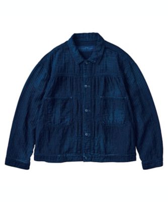 ＜PORTER CLASSIC＞ＳＡＳＨＩＫＯ　ＳＴＲＩＰＥ　ＳＨＯＲＴ　ＪＡＣＫＥＴ　ＢＬＵＥ