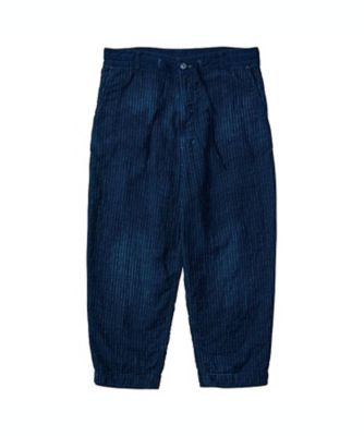 ＜PORTER CLASSIC＞ＳＡＳＨＩＫＯ　ＳＴＲＩＰＥ　ＦＲＥＮＣＨ　ＷＩＤＥ　ＰＡＮＴＳ　ＢＬＵＥ