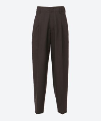 ＜LEMAIRE (Men)＞パンツ　ＰＬＥＡＴＥＤ　ＰＡＮＴＳ　２５Ｓ―１５―ＰＡ１１６９　ＬＦ４１４