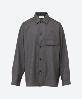 ＜LEMAIRE (Men)＞シャツ　ＬＩＧＨＴ　ＴＡＩＬＯＲＥＤ　ＯＶＥＲ　ＳＨＩＲＴ　２５Ｓ―１９―ＯＶ１０１２　ＬＦ１３８６