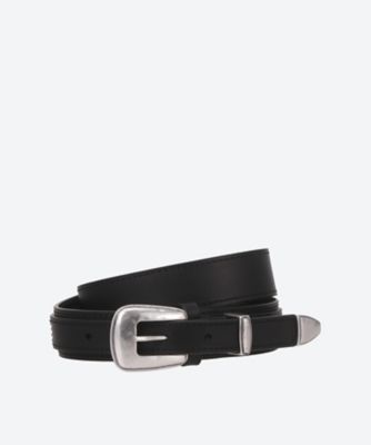 ＜LEMAIRE (Men)＞ベルト　ＭＩＮＩＭＡＬ　ＷＥＳＴＥＲＮ　ＢＥＬＴ　２５Ｗ－２２－ＡＣ１１８１ＬＬ１４５