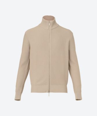 クルチアーニ Cruciani フルジップニットセーター 46 メンズ フルジップニットカーディガン LSジップ CR25S／A